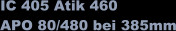 IC 405 Atik 460  APO 80/480 bei 385mm