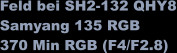 Feld bei SH2-132 QHY8 Samyang 135 RGB 370 Min RGB (F4/F2.8)