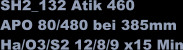 SH2_132 Atik 460  APO 80/480 bei 385mm Ha/O3/S2 12/8/9 x15 Min