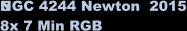 NGC 4244 Newton  2015 8x 7 Min RGB