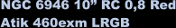 NGC 6946 10 RC 0,8 Red Atik 460exm LRGB