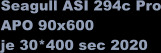 Seagull ASI 294c Pro APO 90x600  je 30*400 sec 2020